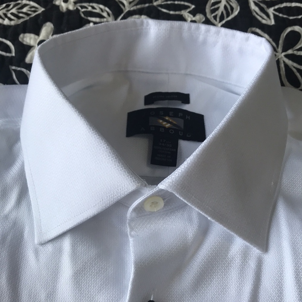 ❤️(163)New Mens long sleeve dress shirt by Joseph Abboud. Size 17 1/2-34/35 - Picture 2 of 10